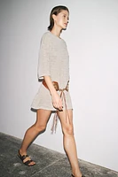 RUSTIC SHORT DRESS