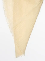 100% linen scarf