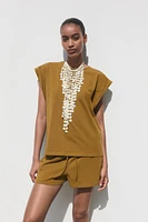 RUSTIC DROP SHOULDER T-SHIRT