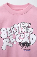 T-SHIRT TEXTE GRAFFITI