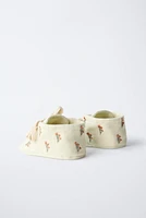 FLORAL COTTON BOOTIES