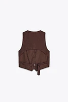 GILET DOS DÉCOUPÉ