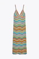 STRAPPY KNIT DRESS