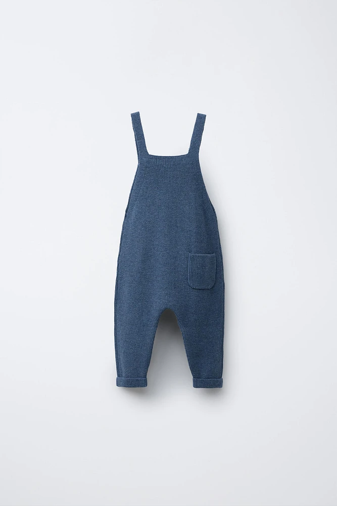 KNIT OVERALLS