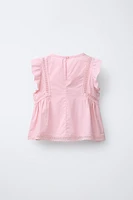 CHEMISE BRODÉE À DENTELLE