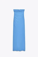 ROBE BUSTIER AJOURÉE