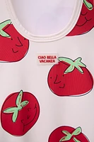 2-6 ANS/ MAILLOT DE BAIN TOMATES
