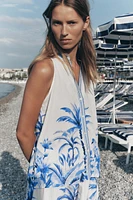 BLOUSE IMPRIMÉ TROPICAL