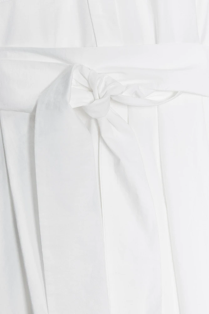 ROBE MIDI EN POPELINE ZW COLLECTION
