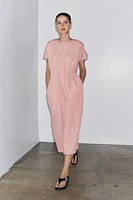 ZW COLLECTION PLEATED MIDI DRESS