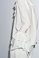 ZW COLLECTION RUFFLED SHIRT