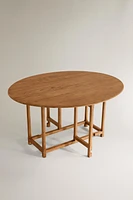 TABLE OVALE PLIABLE