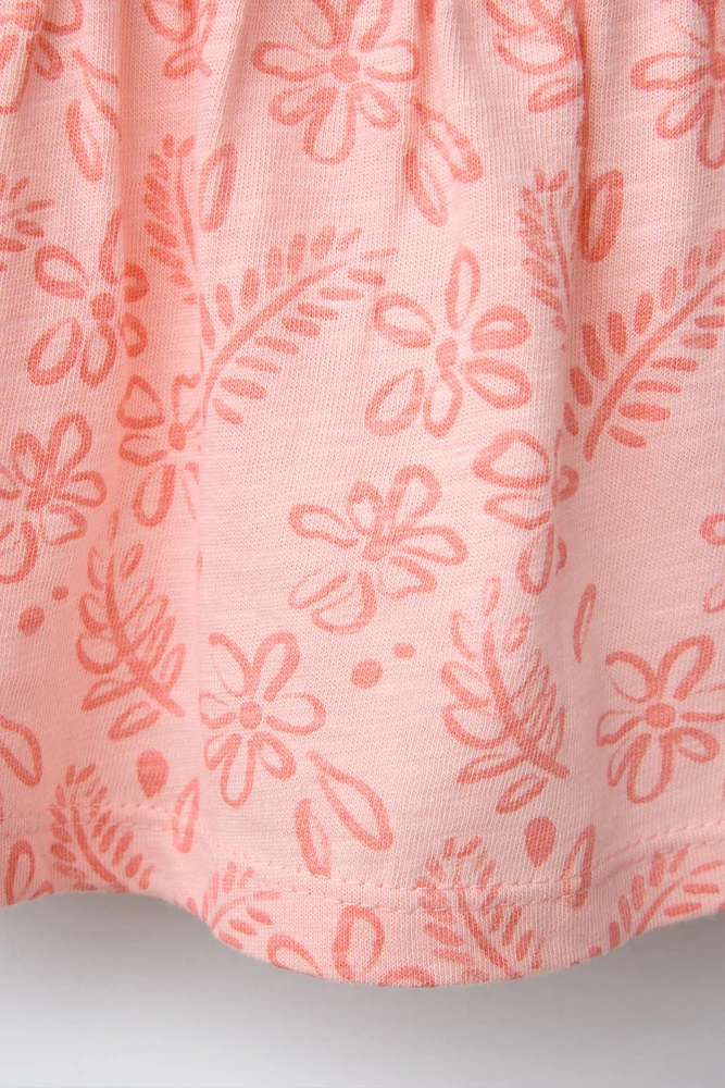 T-SHIRT À BRETELLES FLEURS