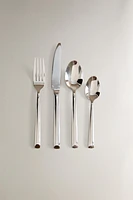 ENSEMBLE COUVERTS 4 PIÈCES ACIER FORGÉ
