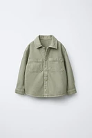 FLOWING TWILL OVERSHIRT