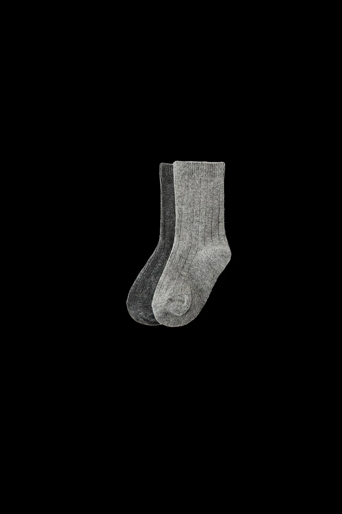 TWO-PACK OF KNIT SOCKS