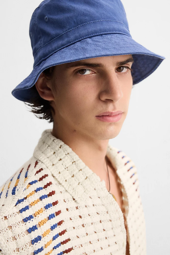 CHEMISE CROCHET RAYURES