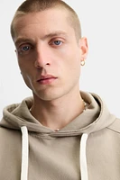 TEXT HOODED SWEATSHIRT