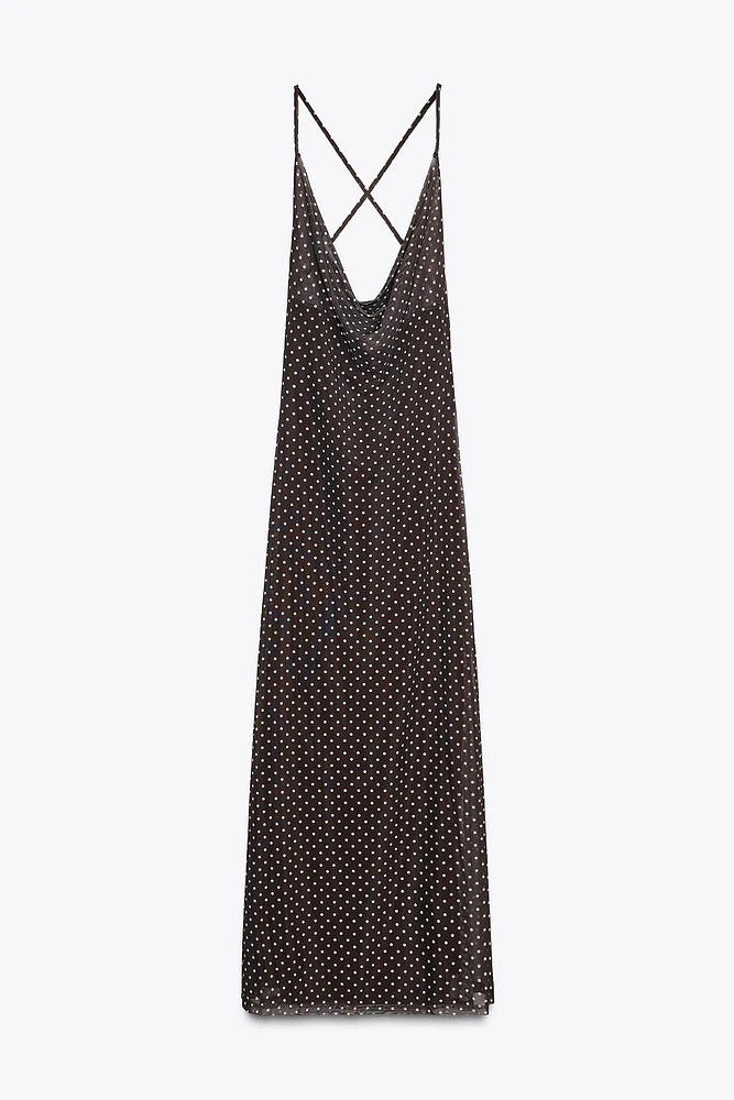 POLKA DOT MAXI DRESS