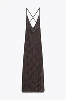 POLKA DOT MAXI DRESS