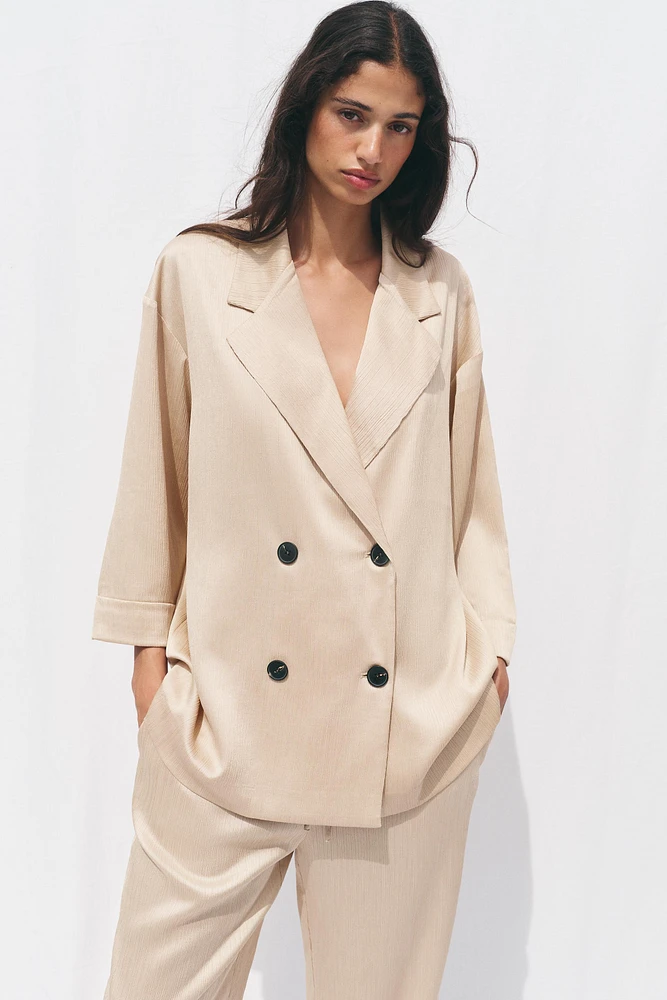 BLAZER EFFET PLISSÉ