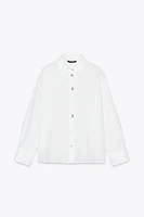 100% LINEN SHIRT WITH MATCHING BUTTONS