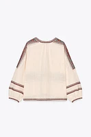 BLOUSE BRODÉE ZW COLLECTION