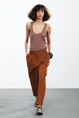 PANTALON À PINCES COLLECTION ZW