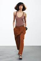 PANTALON À PINCES COLLECTION ZW