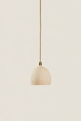 LAMPE SUSPENSION PAPIER MÂCHÉ