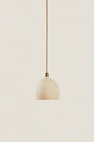 LAMPE SUSPENSION PAPIER MÂCHÉ