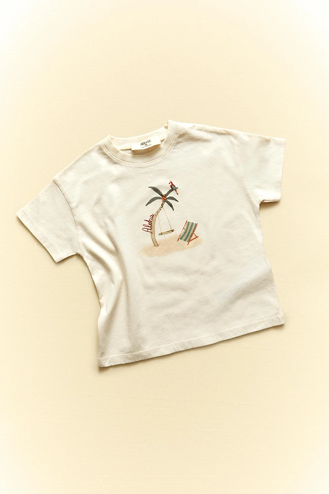 T-SHIRT ENFANT COTON PALMIER