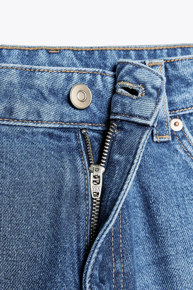 SHORT EN JEAN JORTS TRF TAILLE BASSE