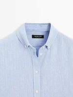 Long sleeve linen shirt