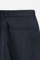 100% LINEN SHORTS