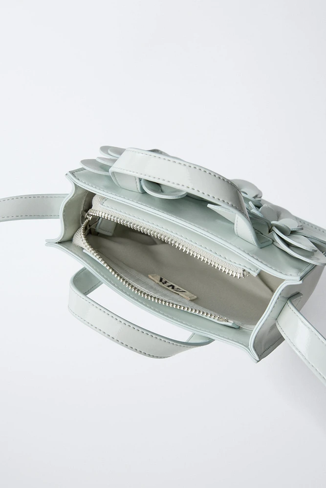 SAC BANDOULIÈRE FLEURS 3D