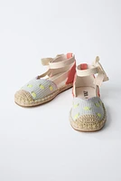 ESPADRILLE JUTE CITRONS