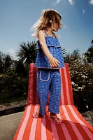 TOP À CARREAUX ONDULÉ CASA LAWA © X ZARA KIDS