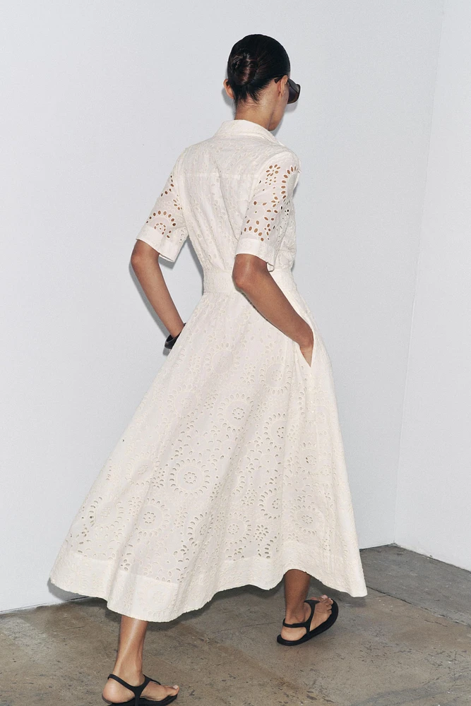 ZW COLLECTION EMBROIDERED SHIRT DRESS