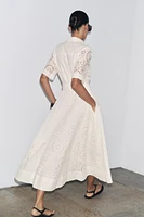 ZW COLLECTION EMBROIDERED SHIRT DRESS