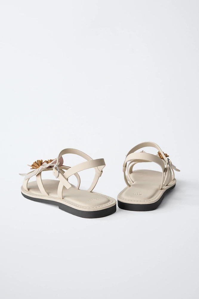 3D FLOWER SANDALS