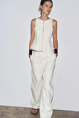 TOP EN DENIM ZIP ZW COLLECTION