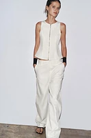 TOP EN DENIM ZIP ZW COLLECTION
