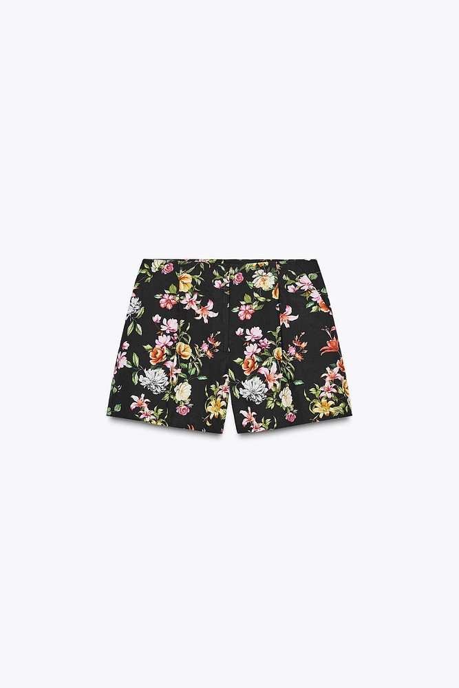 FLORAL PRINT SHORTS