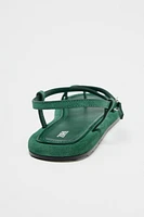 LEATHER STRAP SANDALS