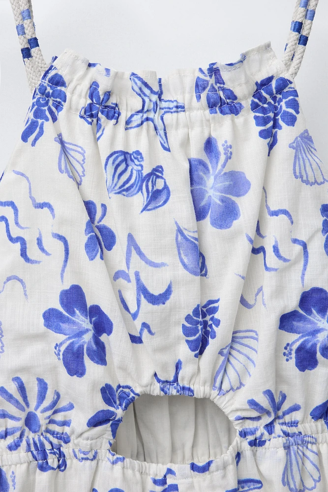 COMBI-SHORT IMPRIMÉ COQUILLAGES