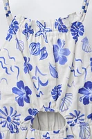 COMBI-SHORT IMPRIMÉ COQUILLAGES