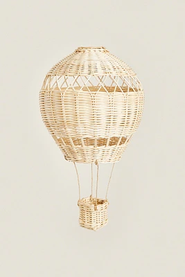 CHILDREN’S RATTAN BALLOON CEILING LAMPSHADE