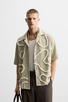 TEXTURED RELAXED FIT SHIRT