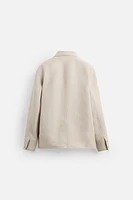 100% LINEN POCKET JACKET